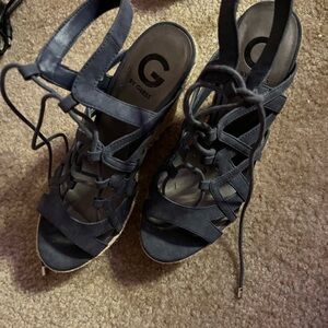 G by Guess Women's Dark Blue Heels